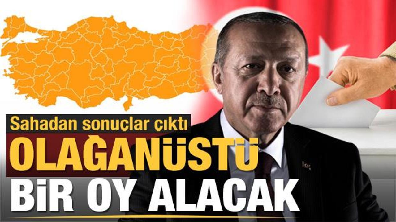 Sahadan son sonuçlar geldi! Cumhurbaşkanı Erdoğan olağanüstü bir oy alacak