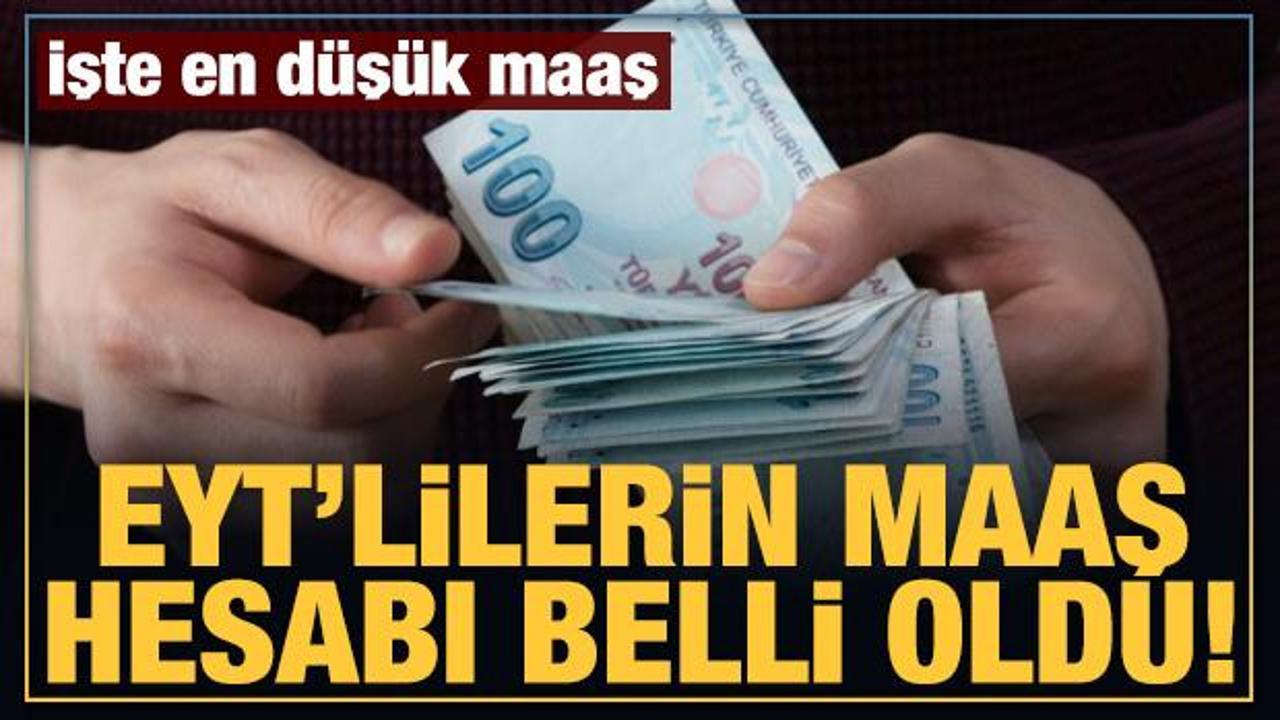En d&uuml;ş&uuml;k EYT emekli aylığı belli oldu! İşte 3 d&ouml;nemli maaş hesabı