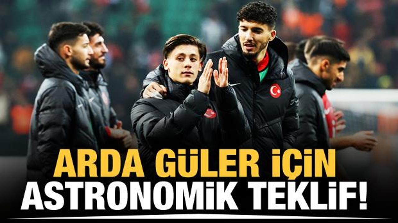 Fenerbah&ccedil;e'ye Arda G&uuml;ler i&ccedil;in astronomik teklifler!