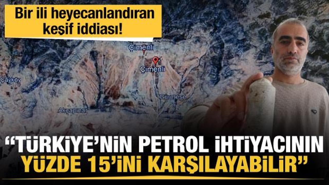 Heyecanlandıran keşif iddiası! "Türkiye’nin petrol ihtiyacının yüzde 15’ni karşılayabilir"