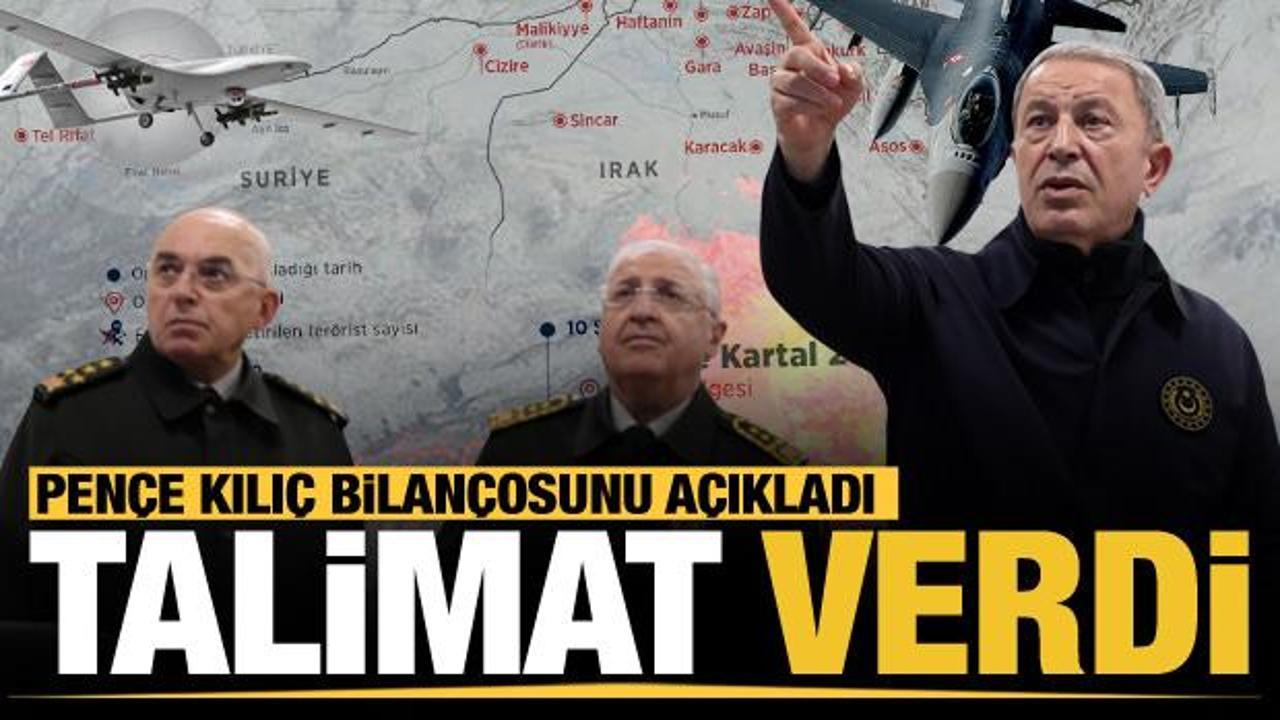 Bakan Akar, Pen&ccedil;e Kılı&ccedil; bilan&ccedil;osunu a&ccedil;ıkladı