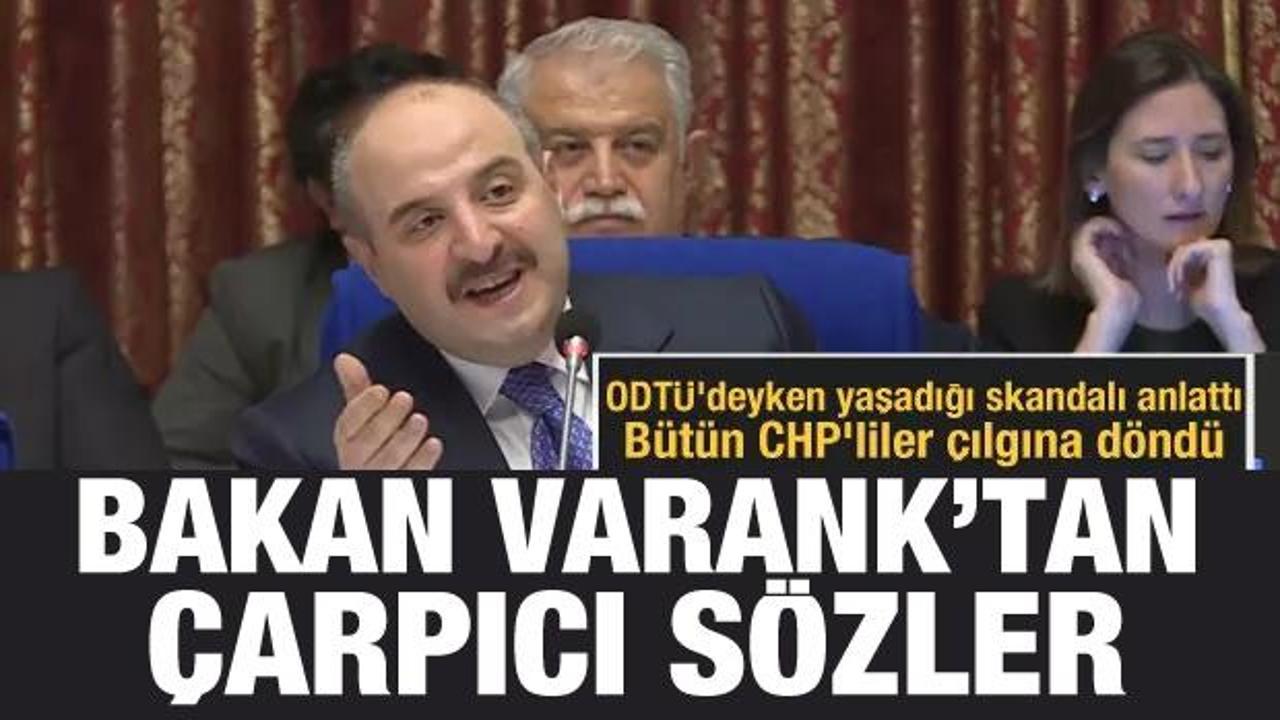 Bakan Varank, ODTÜ'deyken yaşadığı skandalı anlattı, bütün CHP'liler çılgına döndü