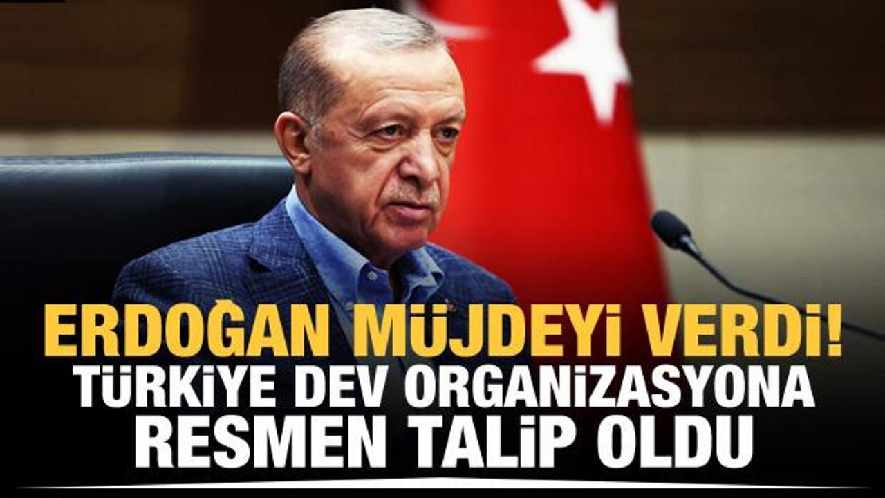 Cumhurbaşkanı Erdoğan açıkladı! Dev organizasyona talibiz
