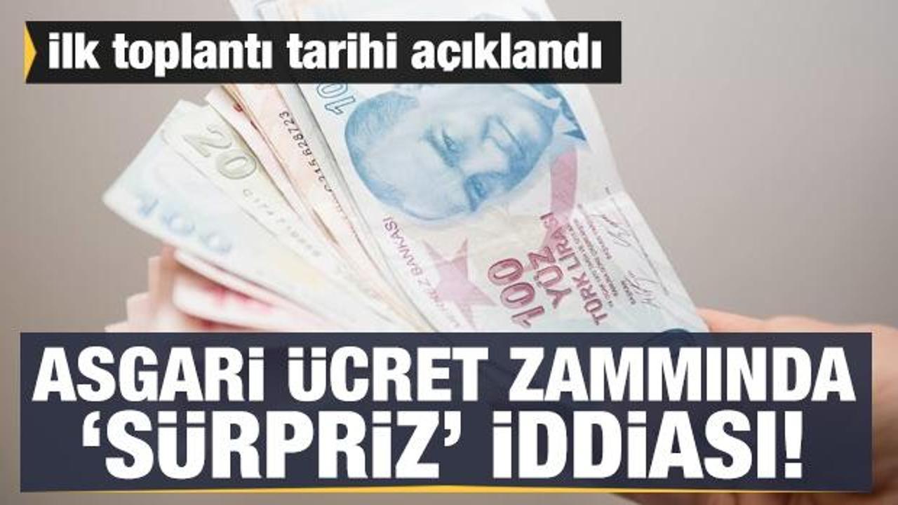 Asgari ücret zammı için ilk toplantı tarihi açıklandı: Sürpriz gelebilir iddiası