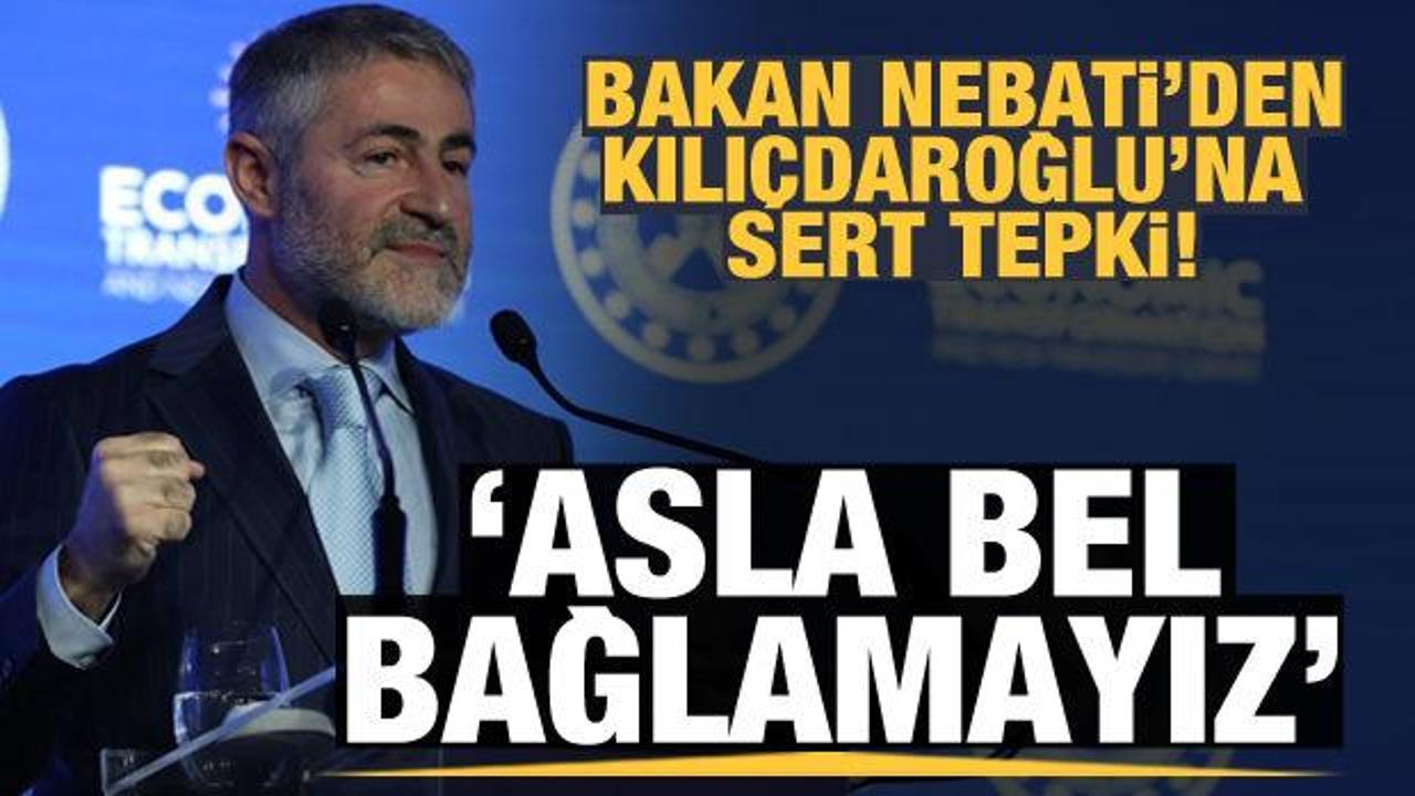 Bakan Nebati'den Kılıçdaroğlu'na sert eleştiri