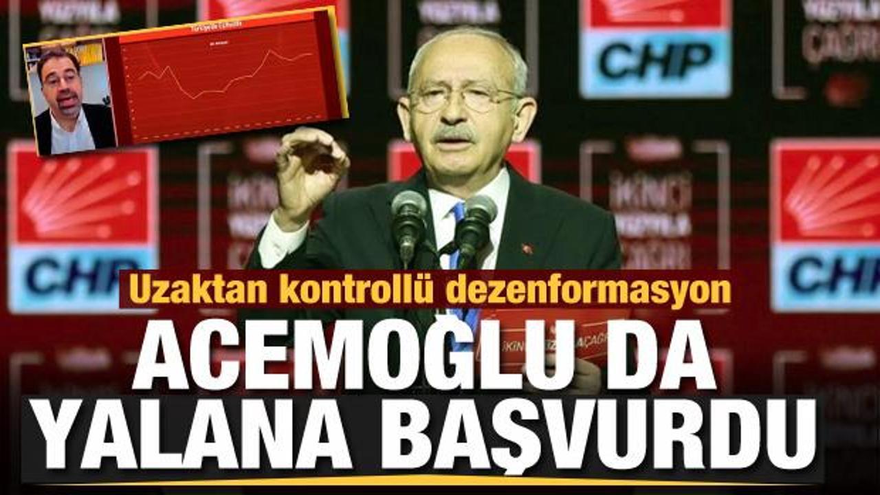 Kılıçdaroğlu'nun yeni ekonomi danışmanı Daron Acemoğlu, yalana başvurdu
