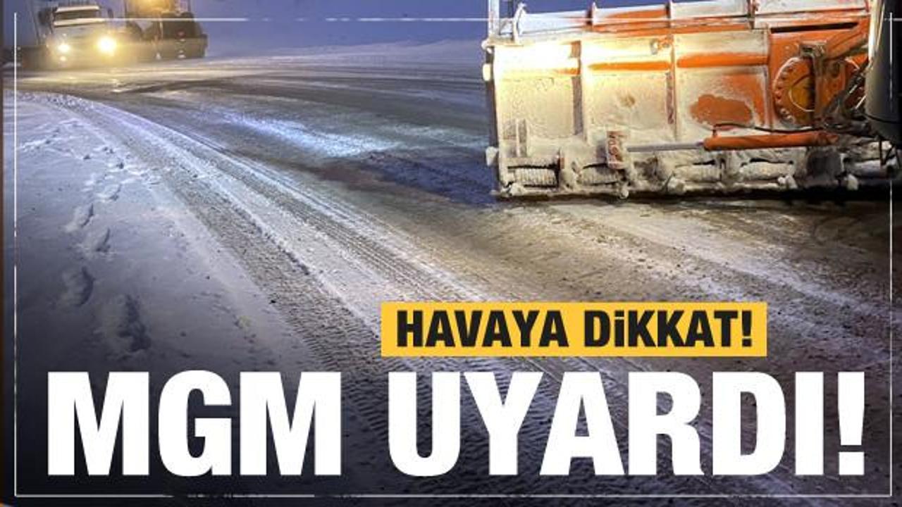 Meteoroloji'den a&ccedil;ıklama: Kar ve yağmur etkili olacak