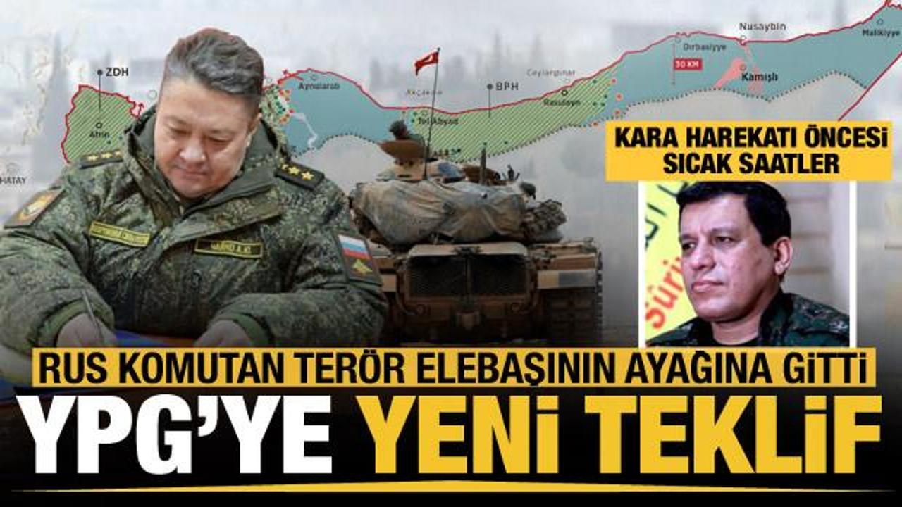 Türkiye'nin kara harekatı öncesi Rusya'dan terör elebaşı Abdi Şahin'e yeni teklif