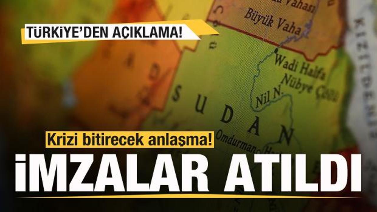 İmzalar atıldı! Krizi bitirecek anlaşma! T&uuml;rkiye'den ilk a&ccedil;ıklama