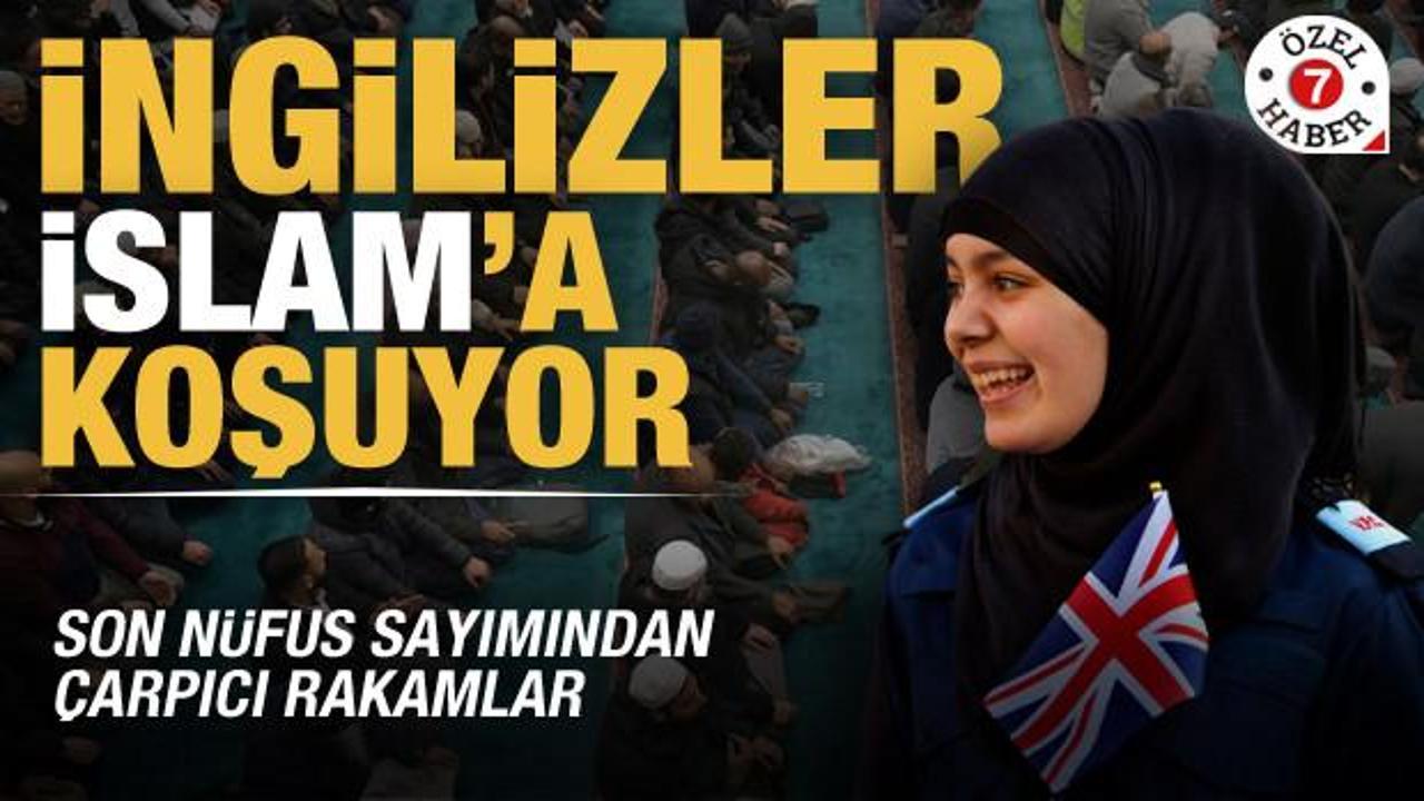 İngilizler İslam'a koşuyor! 10 yılda y&uuml;zde 57 artış
