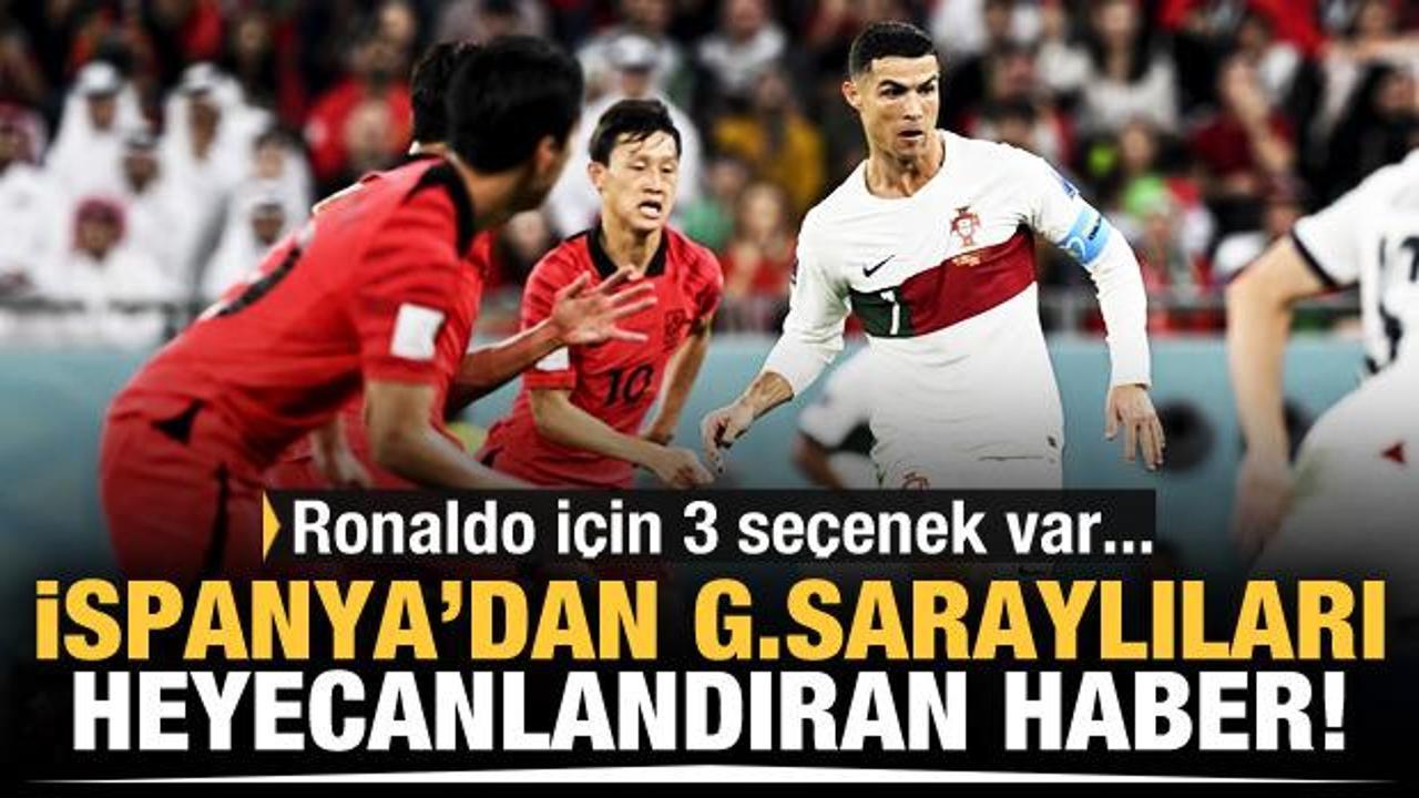 İspanya'dan Galatasaraylıları heyecanlandıran Ronaldo iddiası!