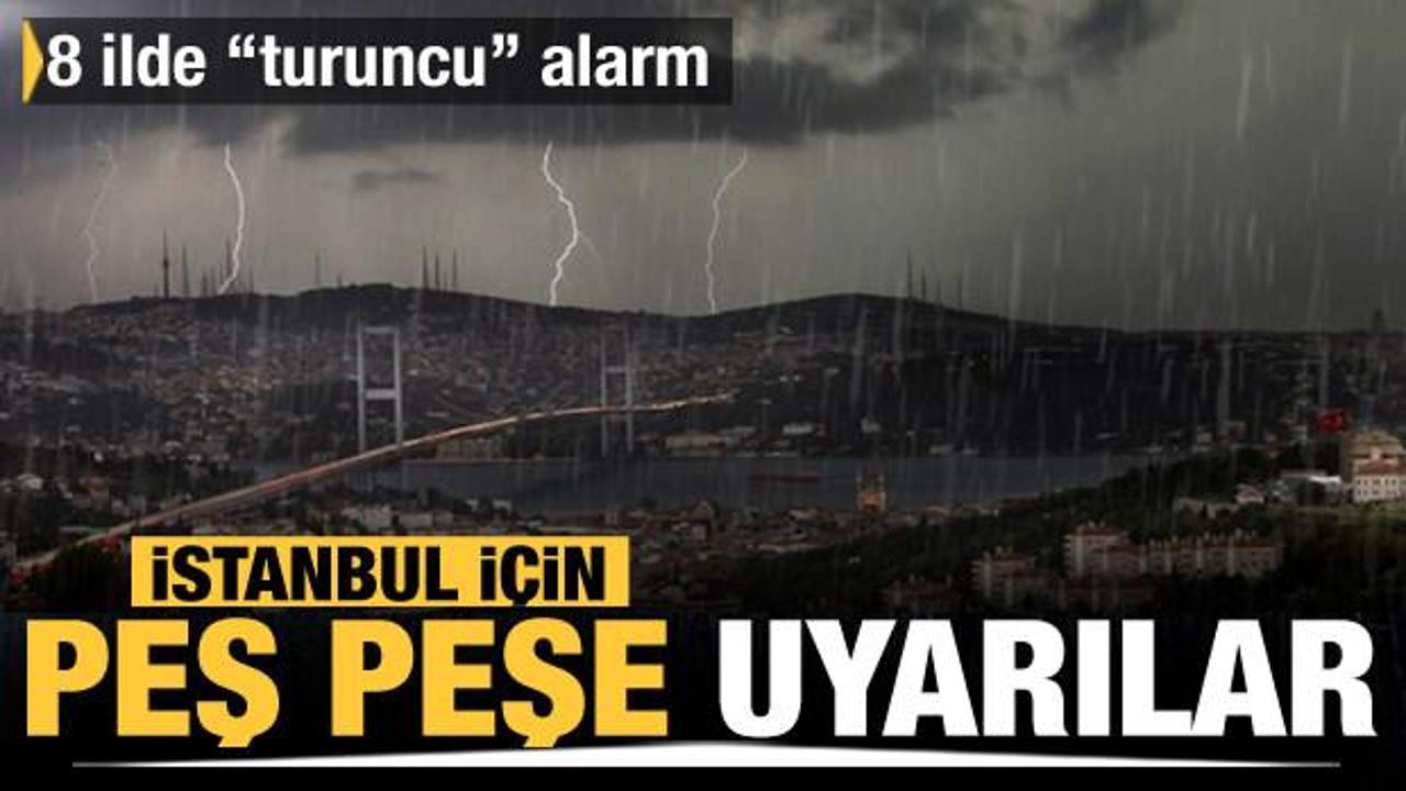 Meteorololji'den son dakika hava durumu açıklaması! AFAD'dan İstanbul için SMS'li uyarı