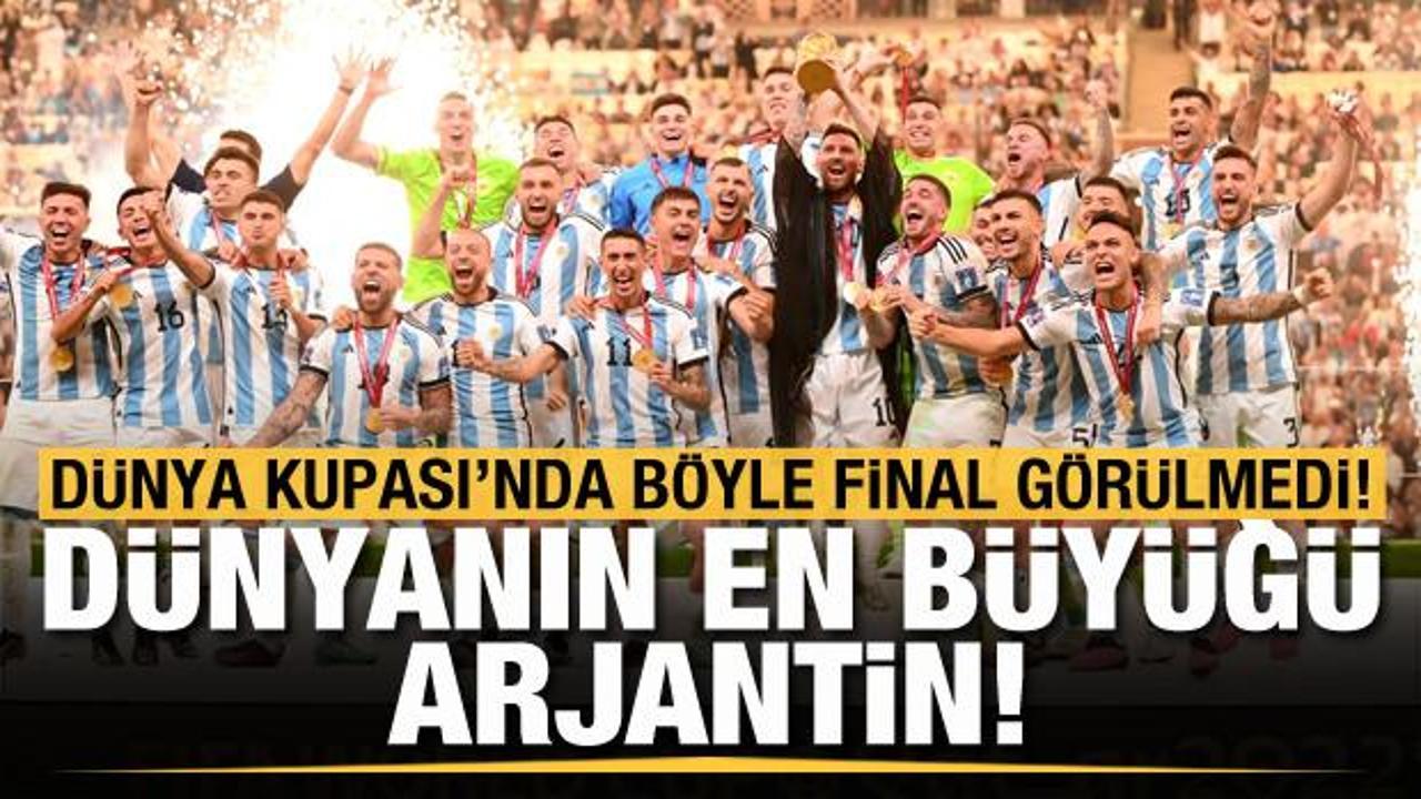 2022 Dünya Kupası Arjantin'in!