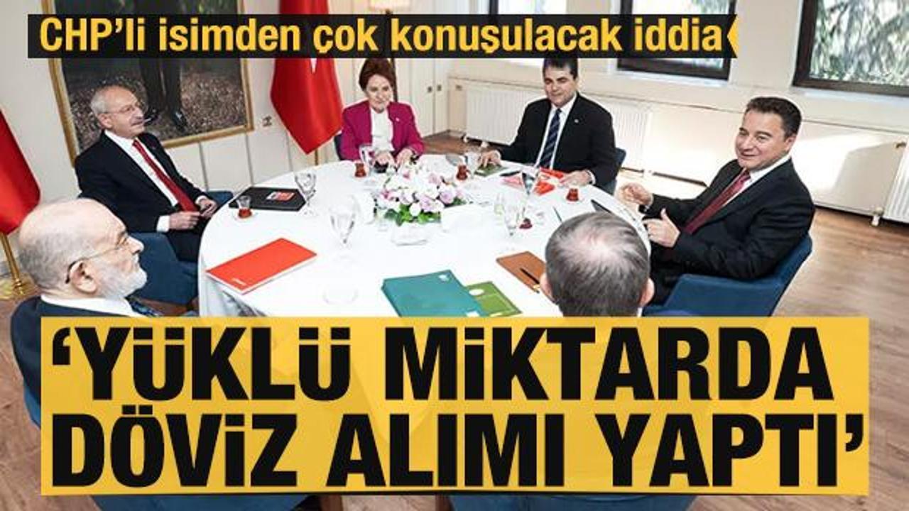 Altılı masadan bir lider y&uuml;kl&uuml; d&ouml;viz alımı yaptı: CHP&rsquo;li Sevigen'den &ccedil;ok konuşulacak iddia