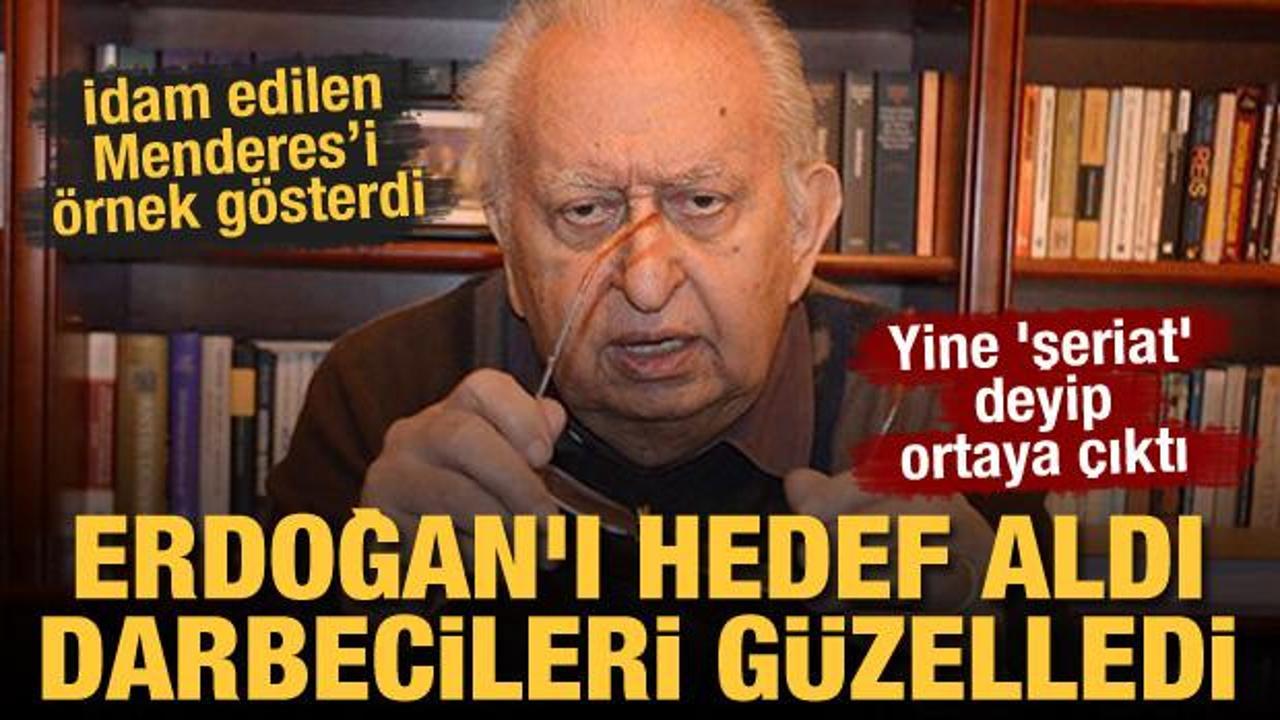 Cindoruk yine 'şeriat' deyip ortaya çıktı: Erdoğan'ı hedef aldı, darbecileri güzelledi