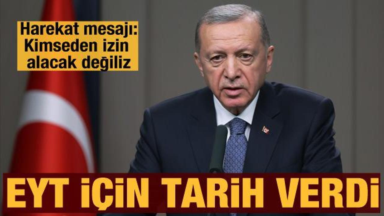 Cumhurbaşkanı Erdoğan'dan EYT a&ccedil;ıklaması: Bu ay sonuna kadar neticelendireceğiz!