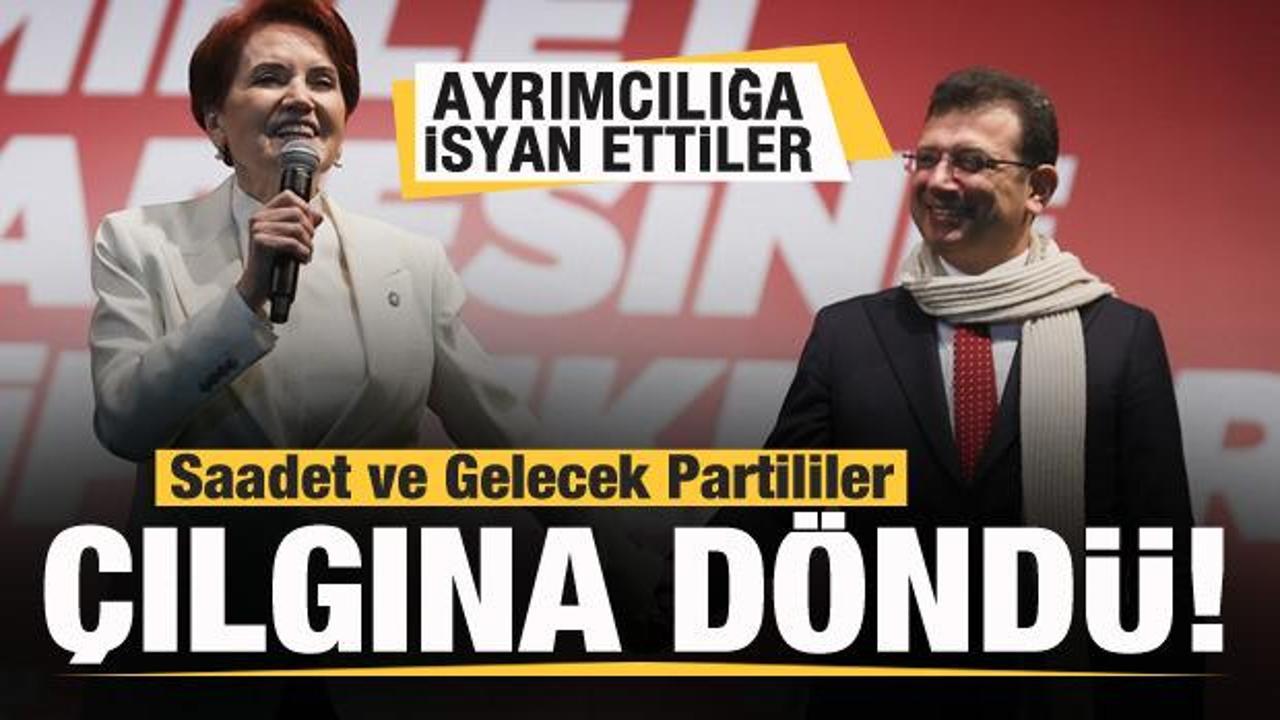 Halk TV, Saadet ve Gelecek Partilileri &ccedil;ılgına &ccedil;evirdi! İsyan ettiler
