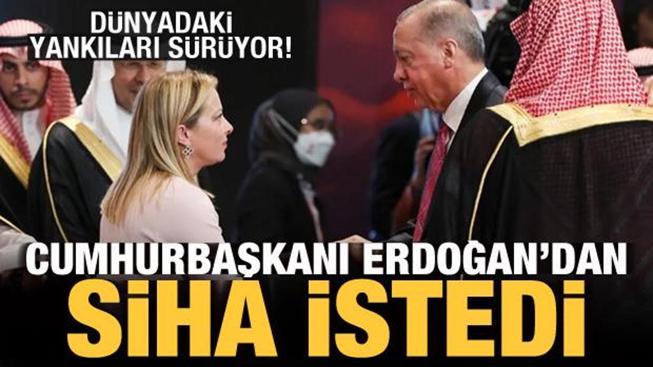 İtalya Başbakanı Meloni, Erdoğan'dan SİHA istedi