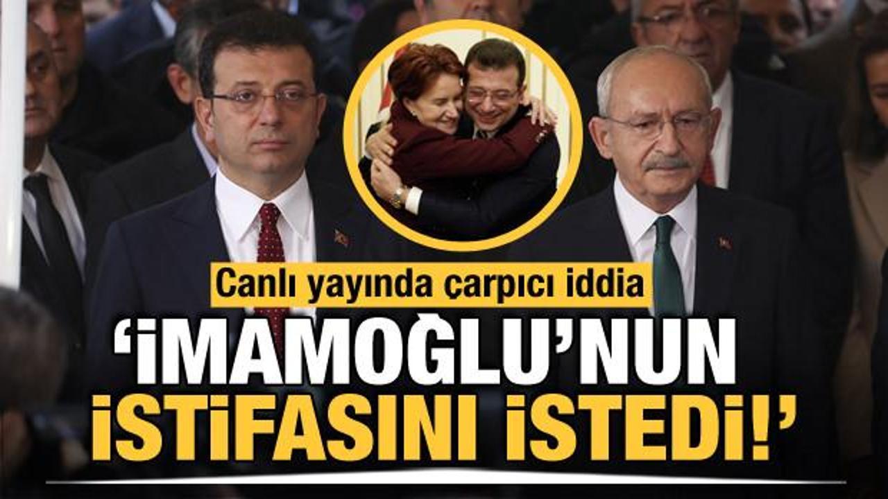 Savcı Sayan&rsquo;dan &ccedil;arpıcı iddia: Kılı&ccedil;daroğlu İmamoğlu&rsquo;ndan istifasını istedi