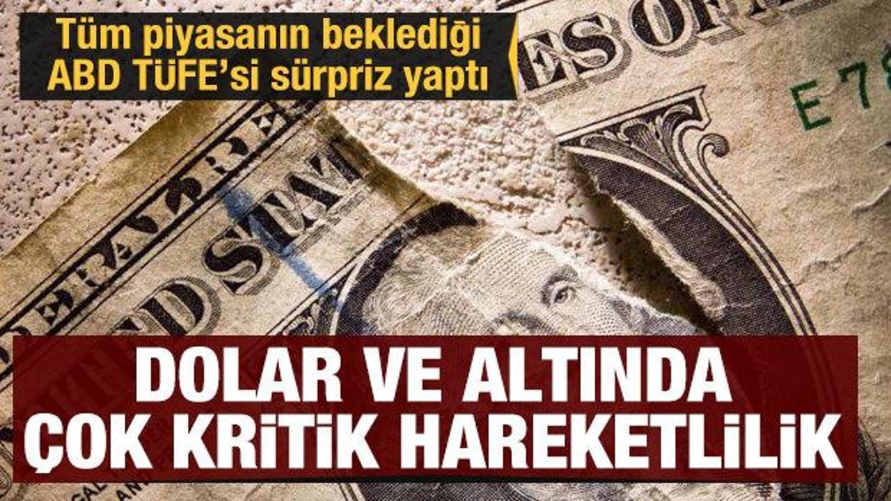 Son dakika: ABD enflasyonu a&ccedil;ıklandı: Dolar ve altında kritik hareketlilik