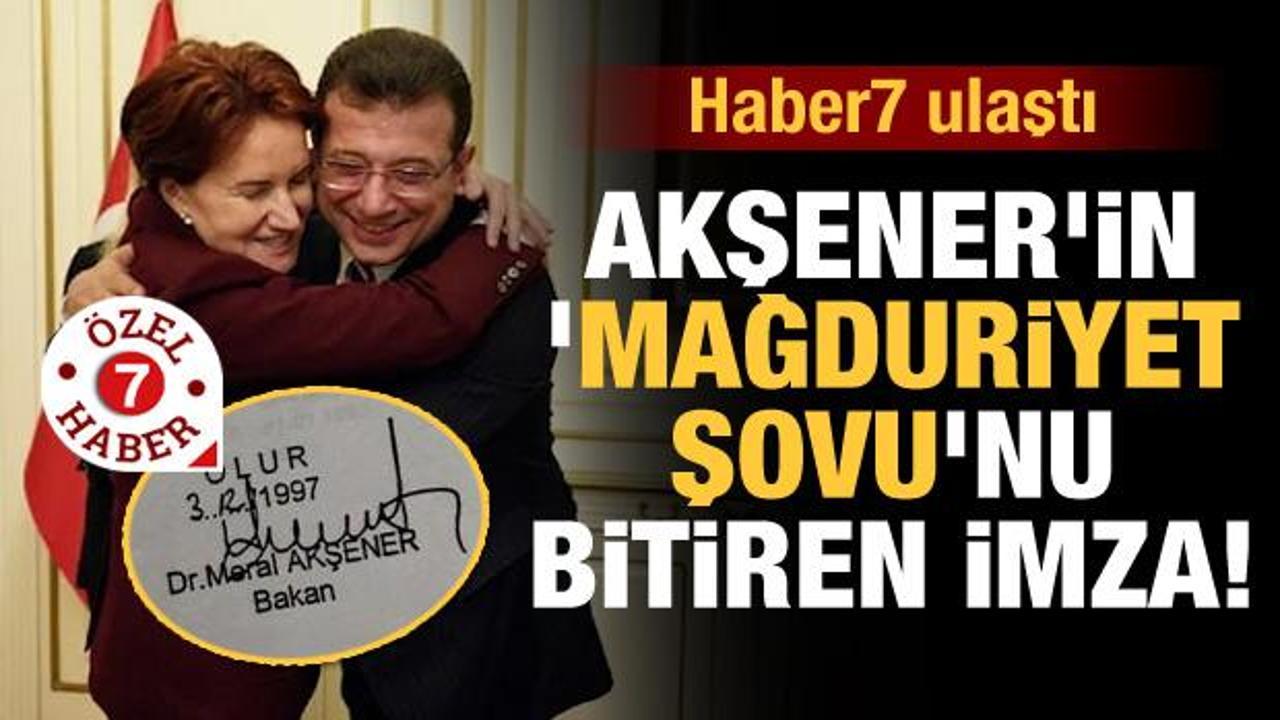 İYİ Parti lideri Meral Akşener'in 'mağduriyet şovu'nu bitiren imza!