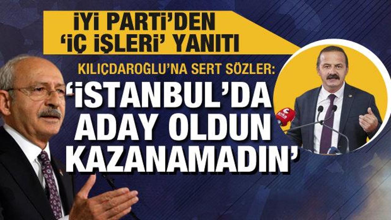 İYİ Partili Ağıralioğlu'ndan sert s&ouml;zler! Kılı&ccedil;daroğlu'na 'İ&ccedil; işleri' yanıtı