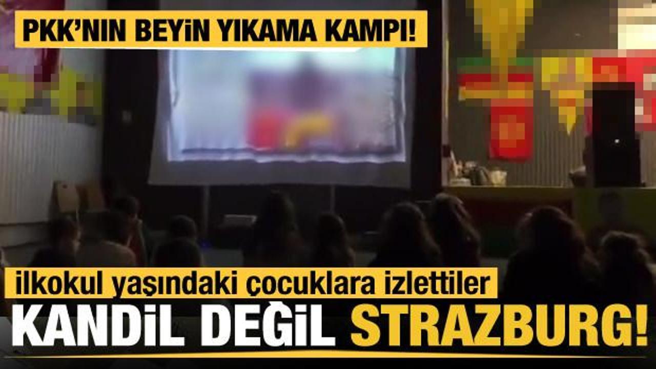 Kandil değil Strazburg... Avrupa'nın göbeğinde PKK'nın beyin yıkama kampı!