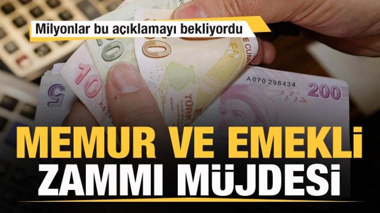 Memur ve emekli zammı m&uuml;jdesi! Milyonlar bu a&ccedil;ıklamayı bekliyordu