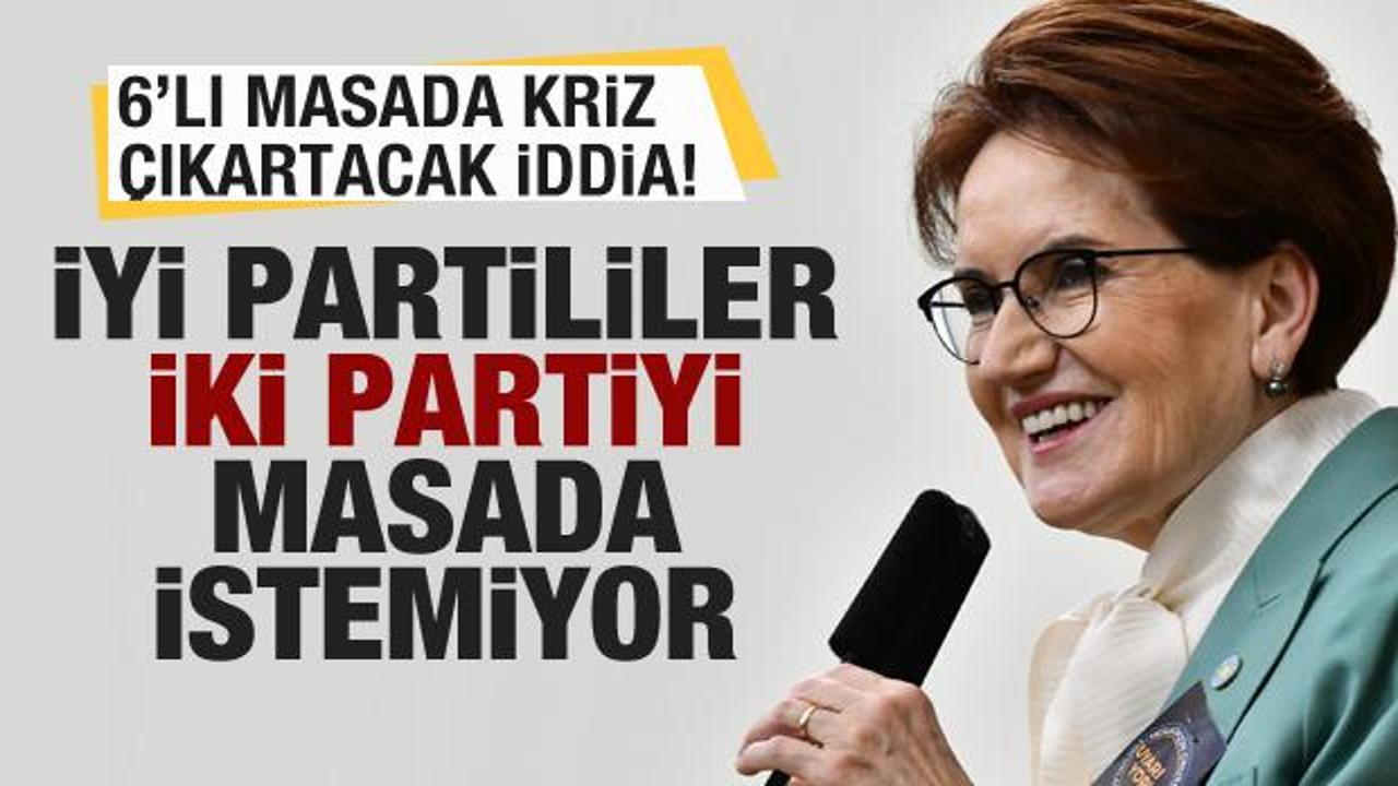 &Ouml;zlem G&uuml;rses'ten 6'lı masa &ccedil;ıkışı! İYİ Parti iki partiyi masada istemiyor