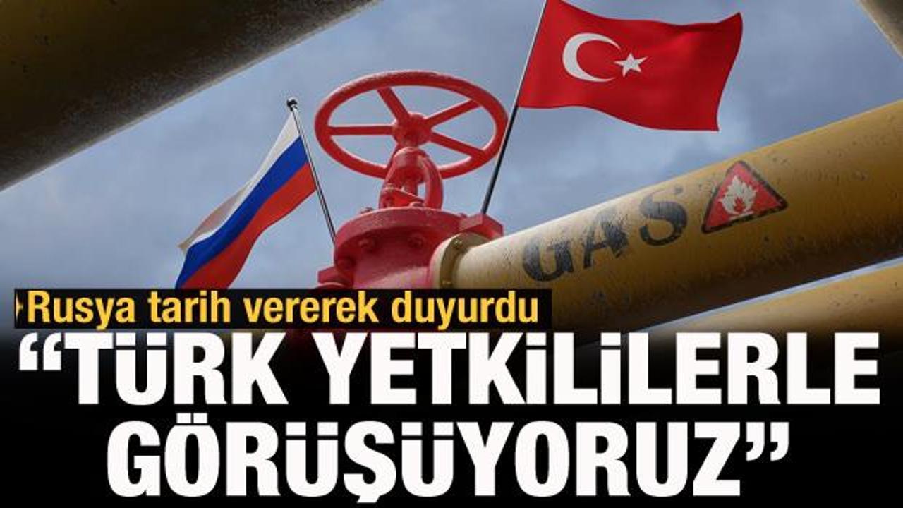 Rusya'dan T&uuml;rkiye'de gaz merkezi mesajı: Tarih verdiler