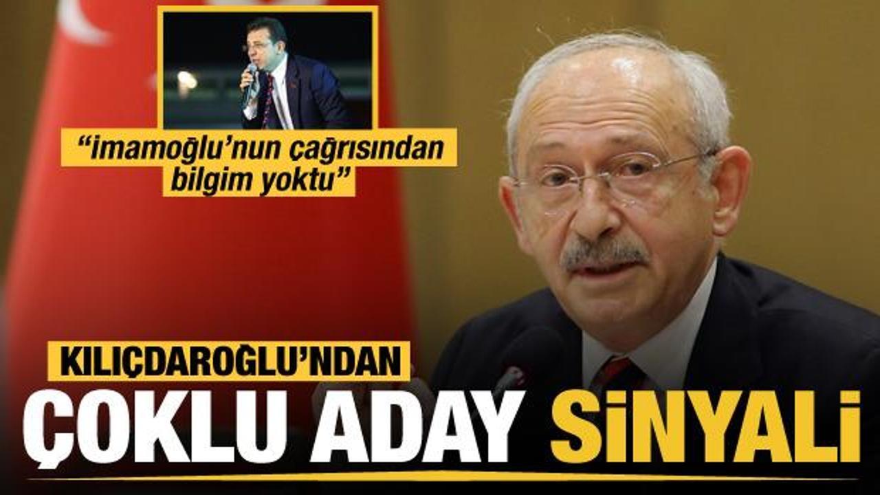 Son dakika haberi... CHP lideri Kılı&ccedil;daroğlu'ndan &ccedil;oklu aday sinyali