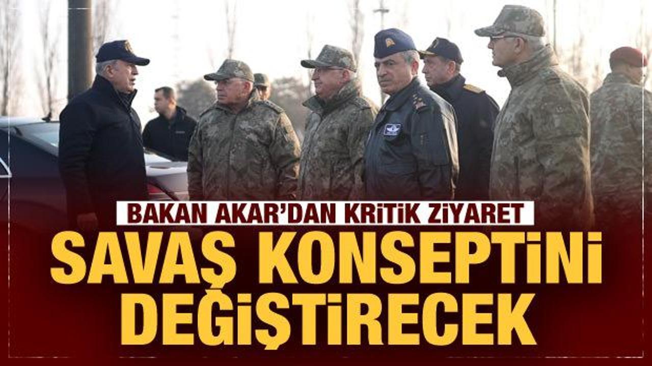 Bakan Akar ve TSK komuta kademesinden "Kızılelma" ziyareti