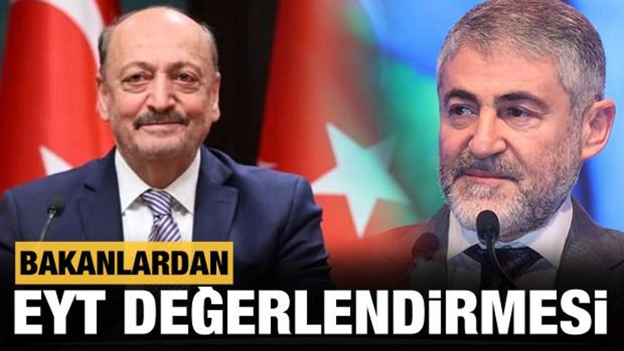Bakan Nebati ve Bilgin'den EYT yorumu: Mali boyutunda fedakarlıktan ka&ccedil;ınmadık