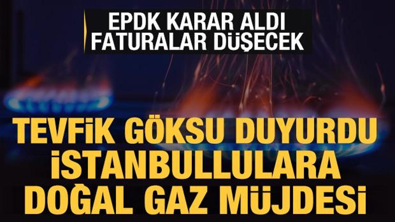 İstanbul'da doğal gaza indirim!  1 Ocak'tan itibaren geçerli olacak