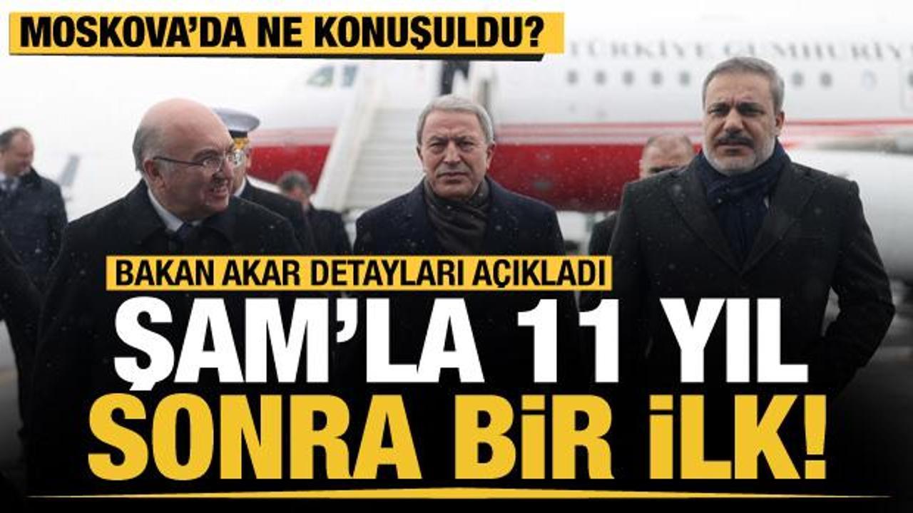 T&uuml;rkiye ve Suriye arasında resmi ilk temas! Bakan Akar'dan son dakika a&ccedil;ıklamaları