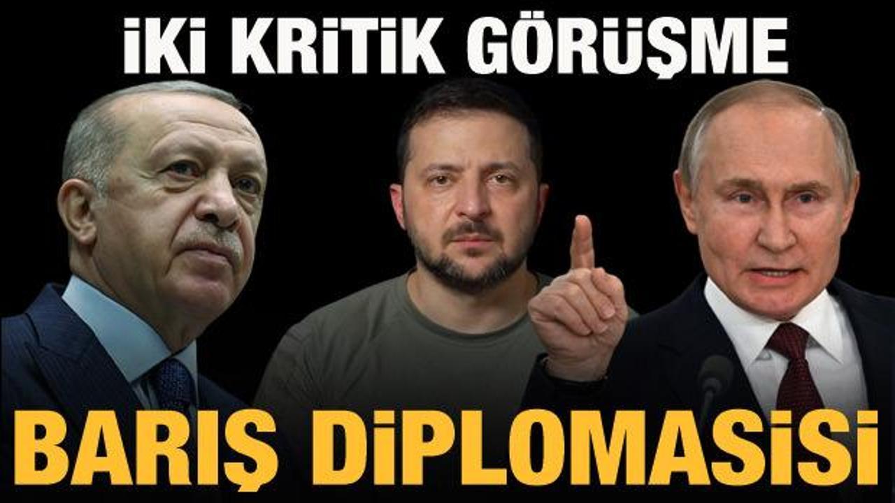 Cumhurbaşkanı Erdoğan, Putin ve Zelenski ile g&ouml;r&uuml;şt&uuml;