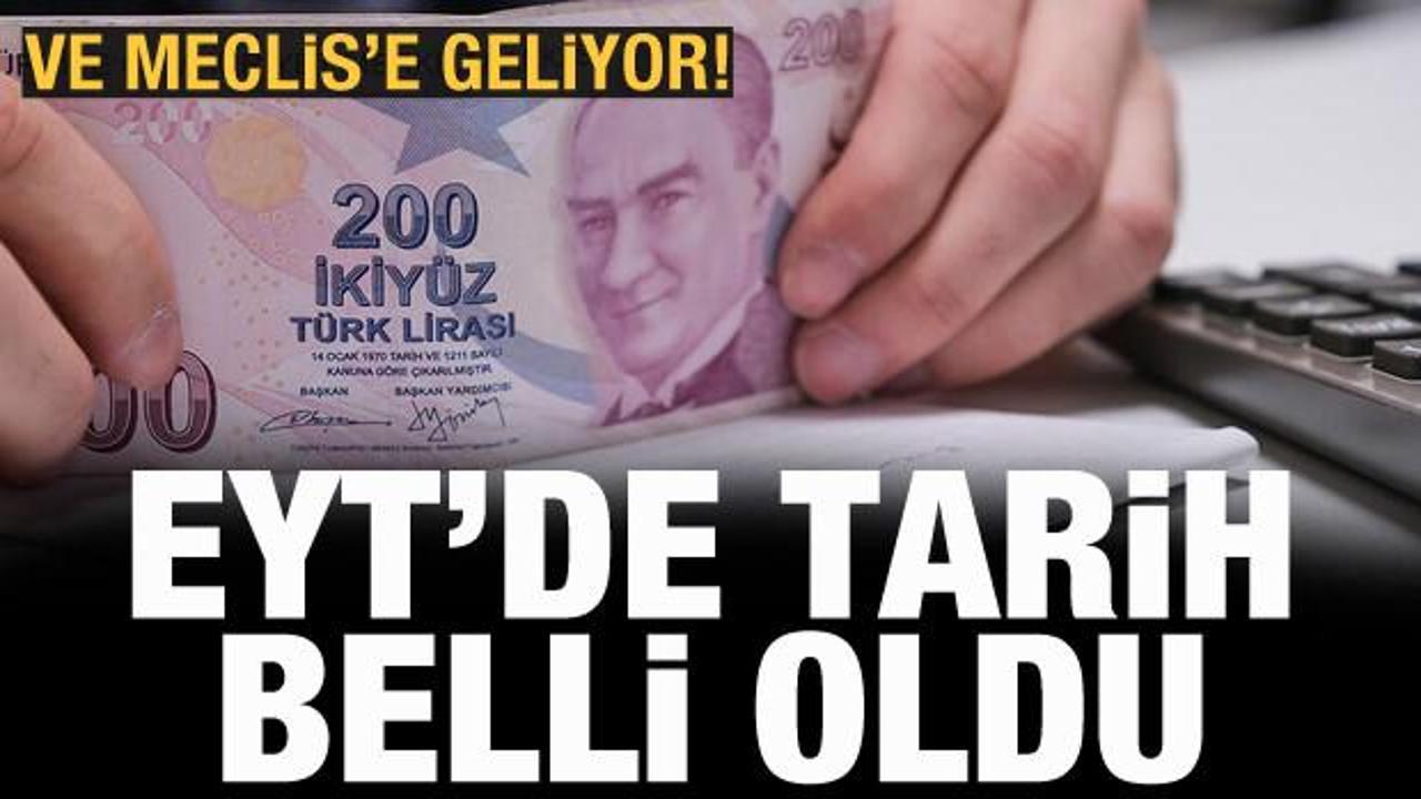 EYT d&uuml;zenlemesi Meclis'e geliyor! Tarih belli oldu