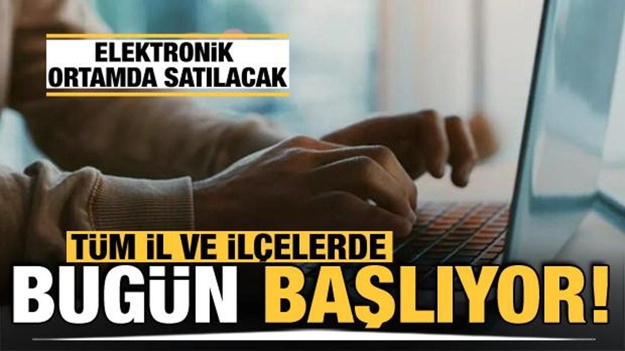 Hacizli mallar elektronik ortamda satılacak