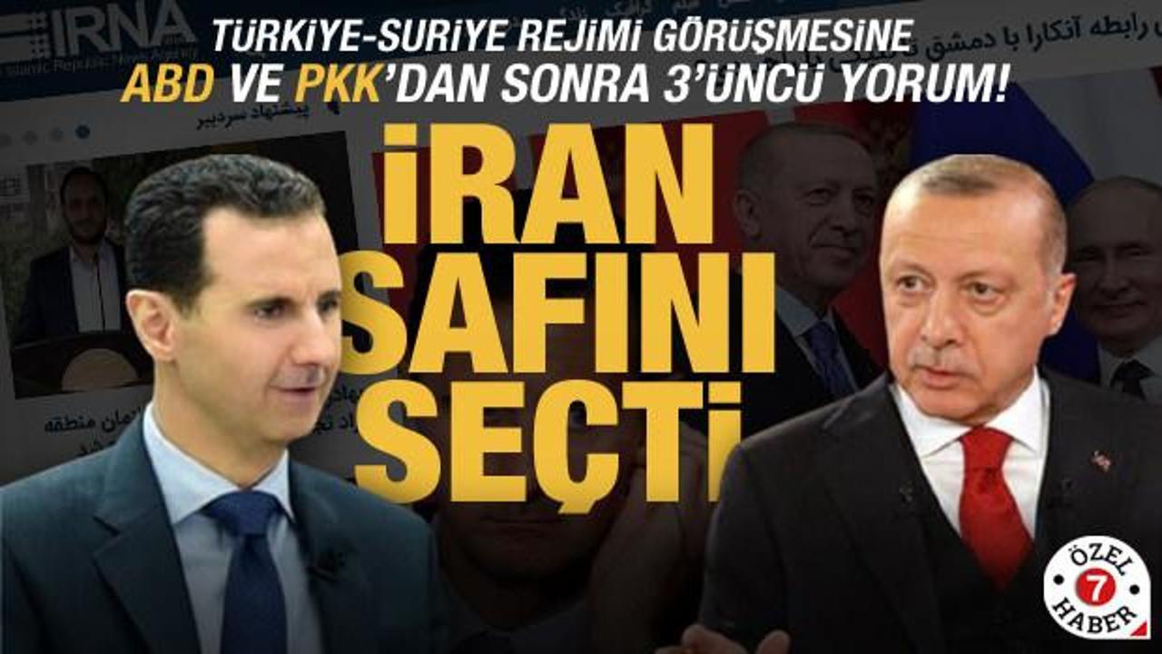 ABD ve PKK ile aynı saftalar... Türkiye-Suriye görüşmelerinden İran da rahatsız!