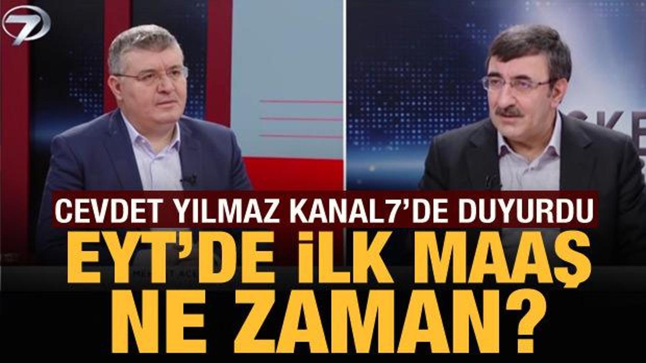 Cevdet Yılmaz, EYT i&ccedil;in tarih verdi