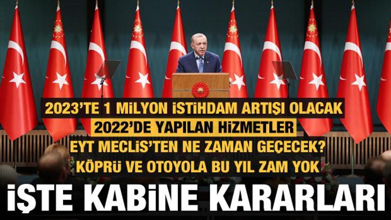 Başkan Erdoğan: Otoyol ve k&ouml;pr&uuml; fiyatlarında yıl boyu herhangi bir artışa gidilmeyecek