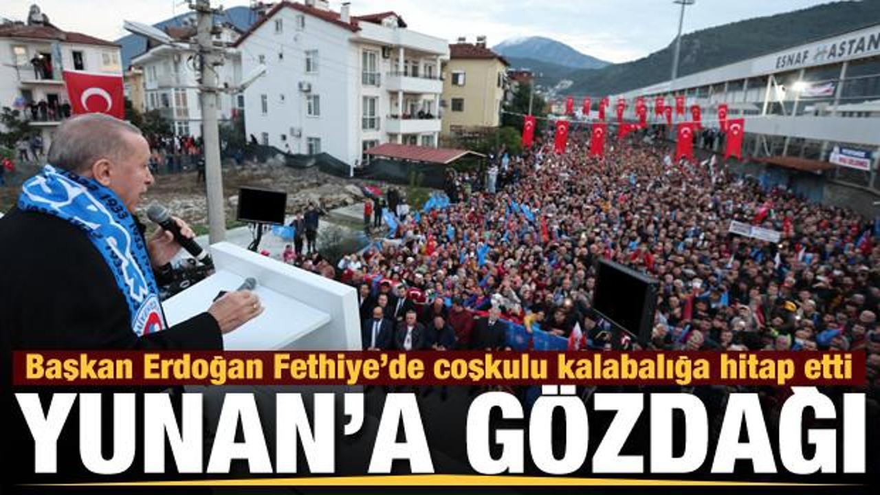 Son dakika! Başkan Erdoğan'dan Yunanistan'a gözdağı
