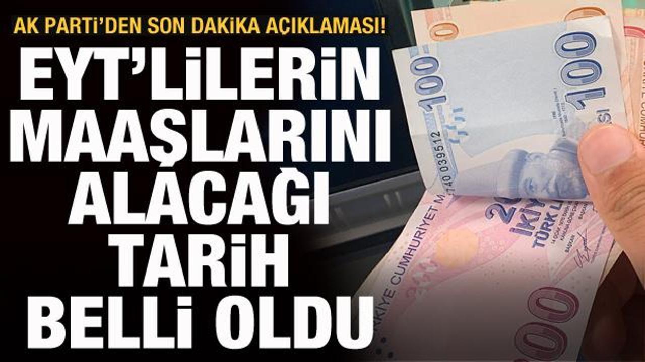 AK Parti'den EYT açıklaması: Mart ayında maaşlarını alacaklar