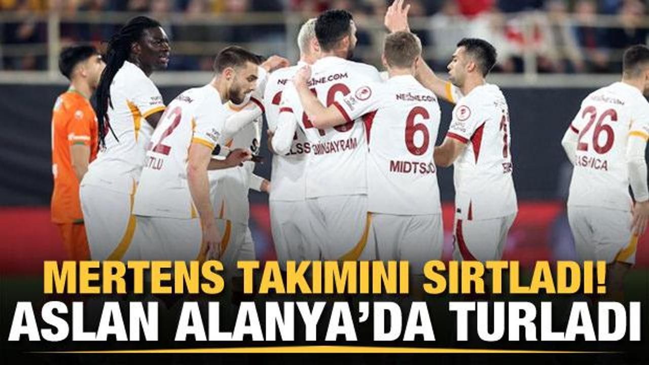 Aslan Alanya'da iki golle turladı