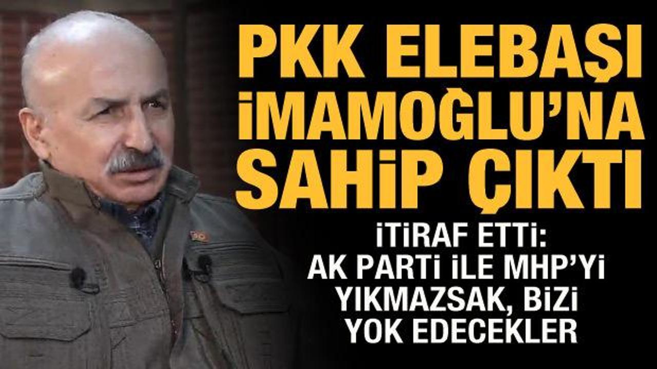PKK elebaşı Mustafa Karasu, İmamoğlu'na sahip &ccedil;ıktı