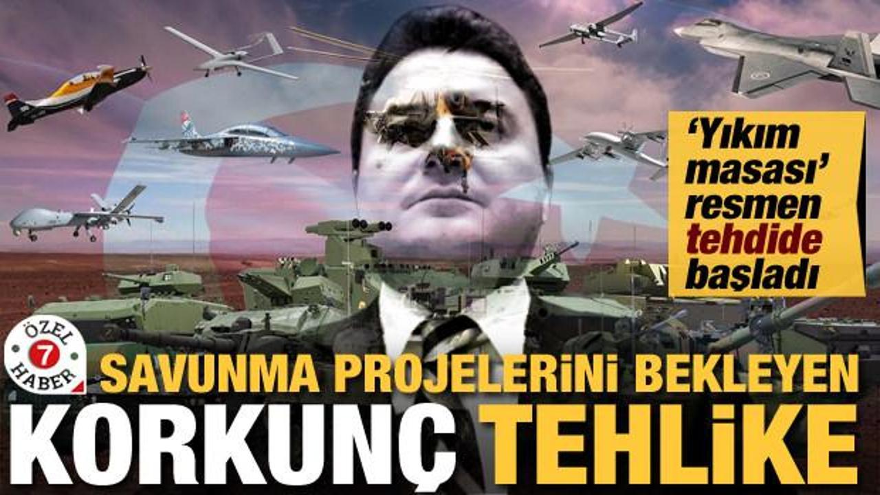 Yıkım ekibi resmen tehdide başladı... Yerli savunma sanayii projelerinin hepsi tehlikede!