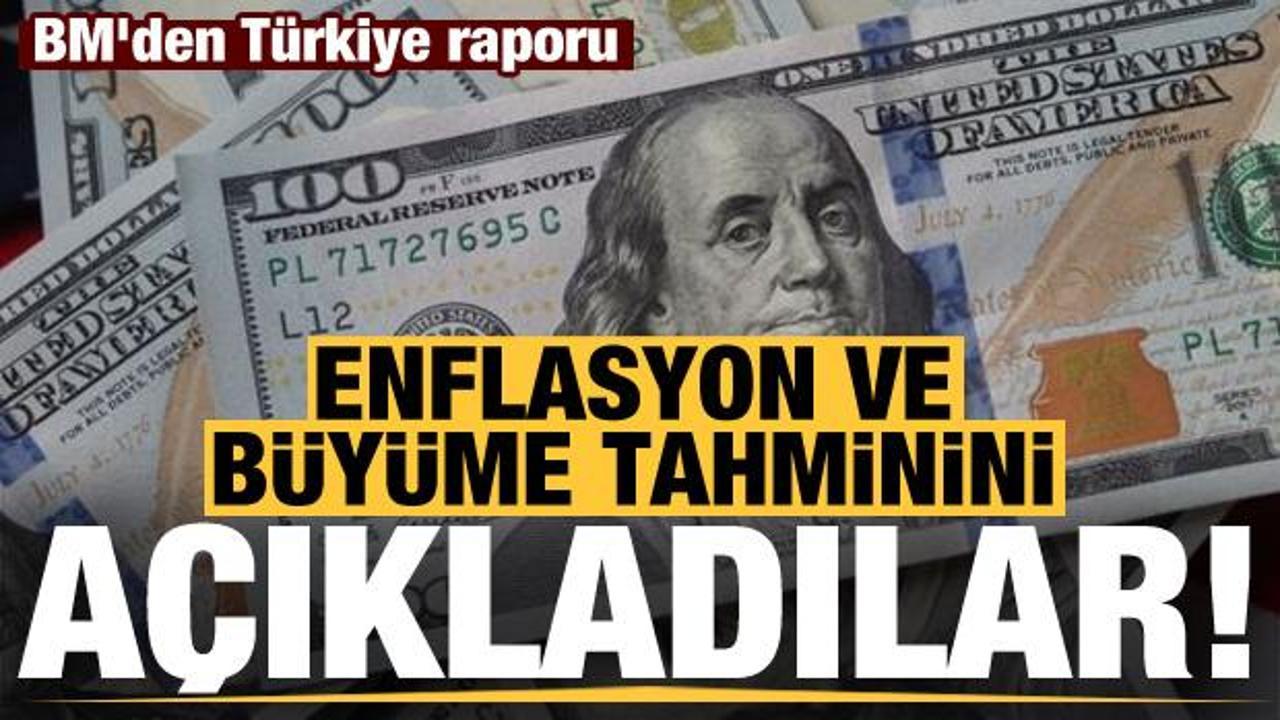 BM'den T&uuml;rkiye raporu! Enflasyon ve b&uuml;y&uuml;me tahminini a&ccedil;ıkladı