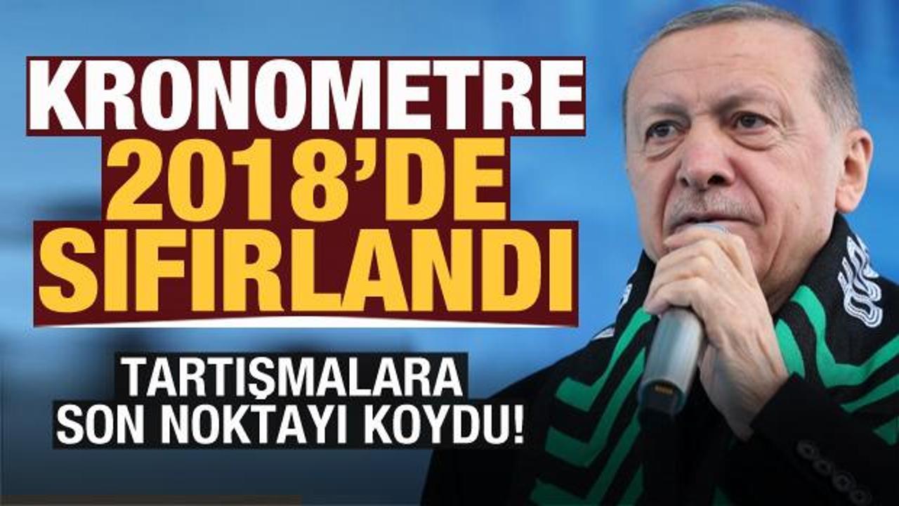 Cumhurbaşkanı Erdoğan'dan adaylık a&ccedil;ıklaması: Kronometre 2018'de sıfırlandı