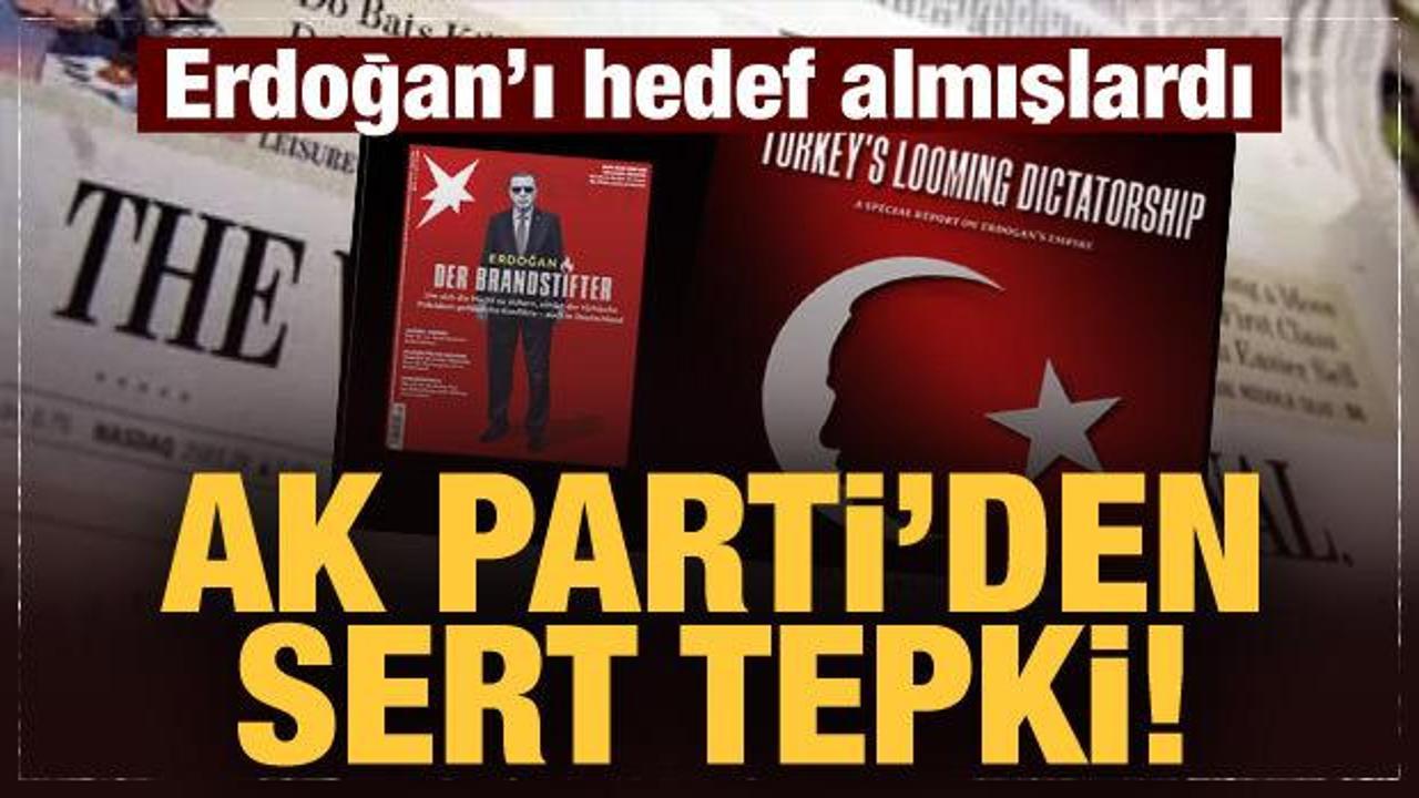 Erdoğan'ı hedef alan skandal kapağa AK Parti'den sert tepki!