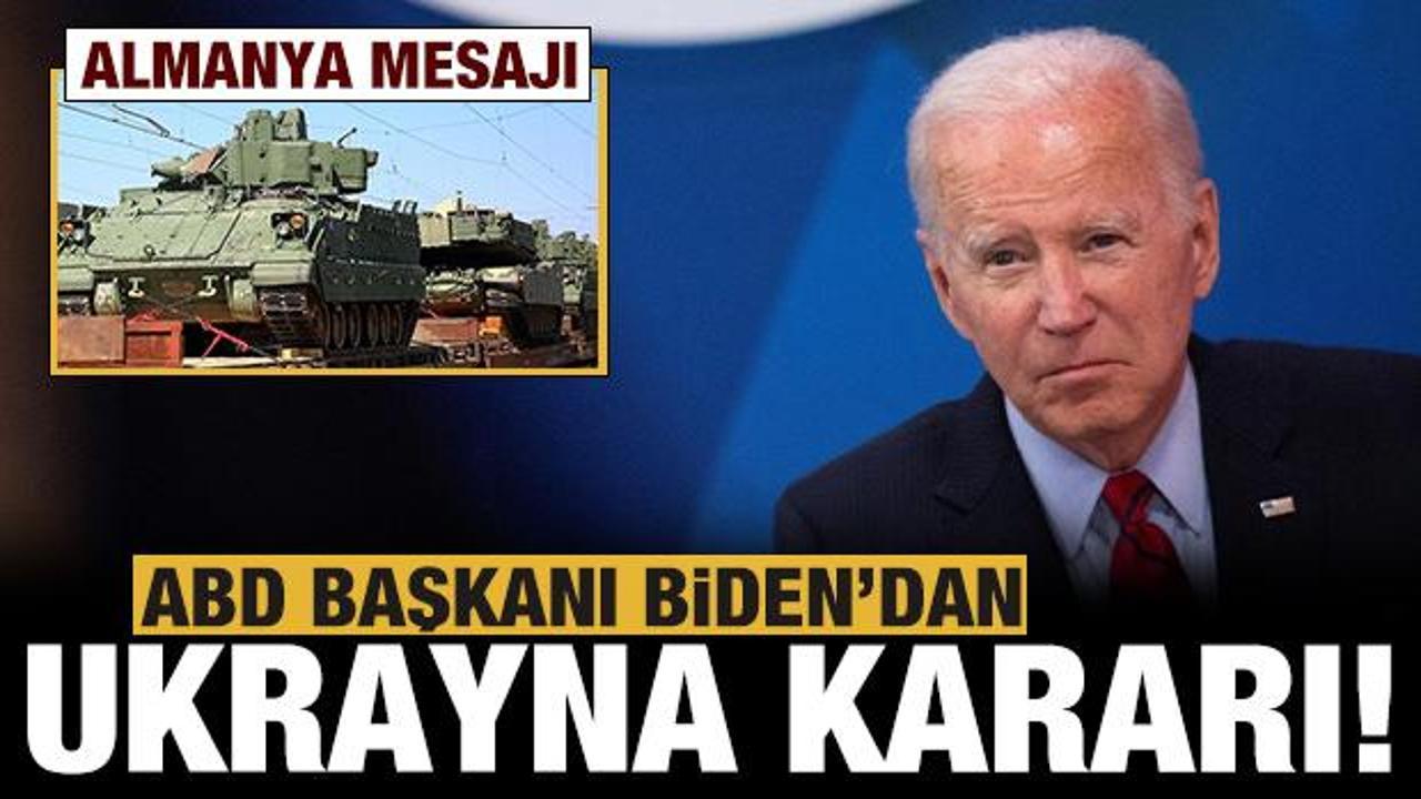 Son dakika: ABD Başkanı Biden'dan Ukrayna hamlesi!